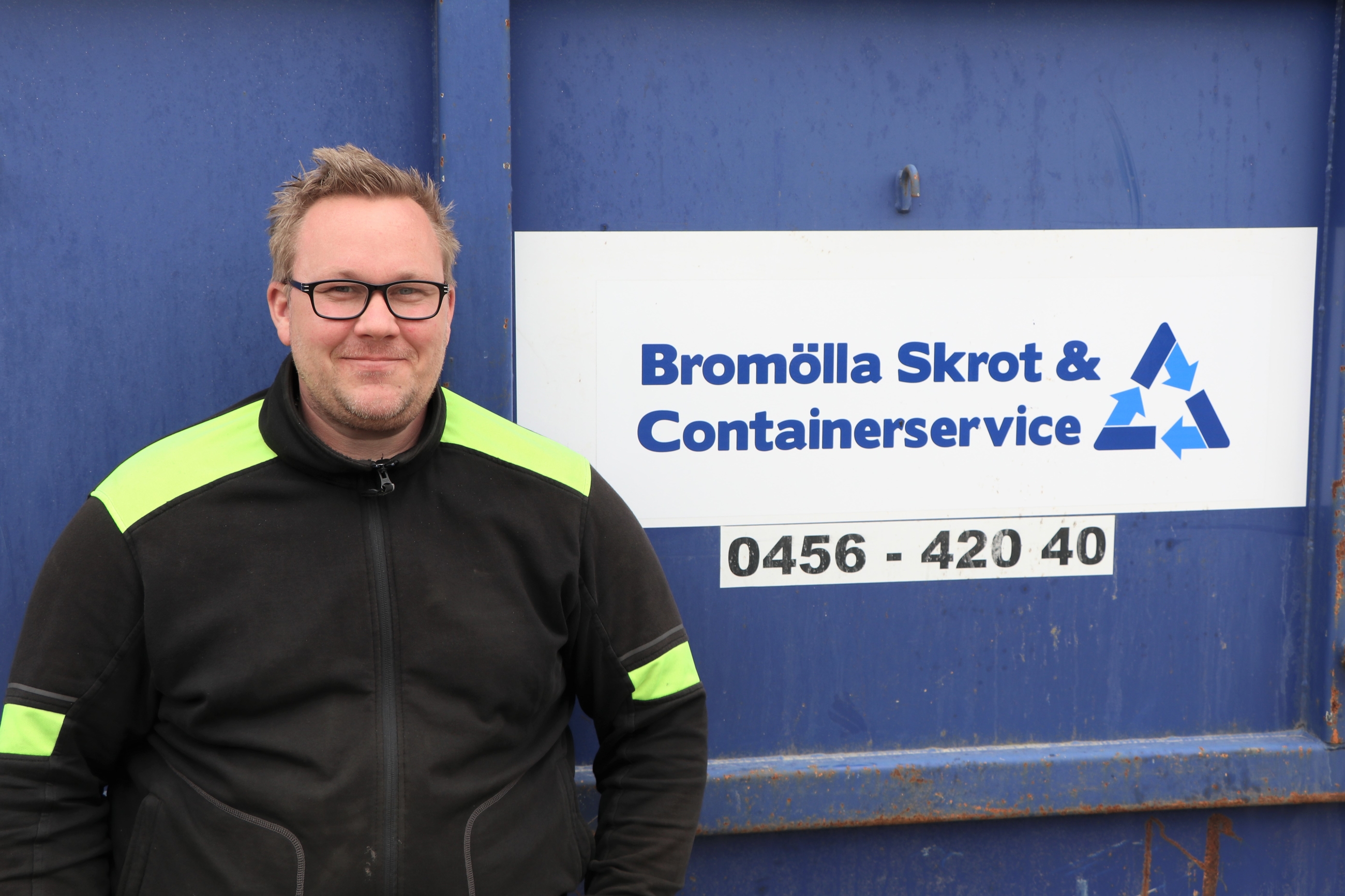 Henrik Lindekrantz, delägare Bromölla skrot
